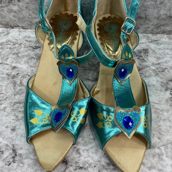 Disney Store Princess Jasmine Costume Shoes 2/3 - Picture 5 of 8